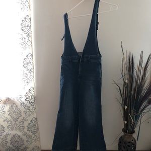 Free People denim overalls